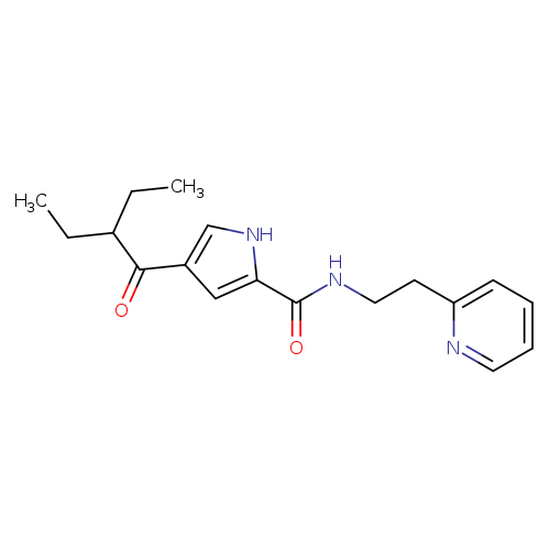 4-(2-ethylbutanoyl)-N-[2-(pyridin-2-yl)ethyl]-1H-pyrrole-2-carboxamide