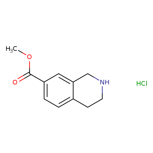 7-Isoquinolinecarboxylic acid, 1,2,3,4-tetrahydro-, methyl ester, hydrochloride
