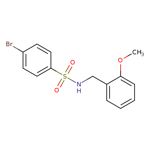 4-bromo-N-[(2-methoxyphenyl)methyl]benzenesulfonamide