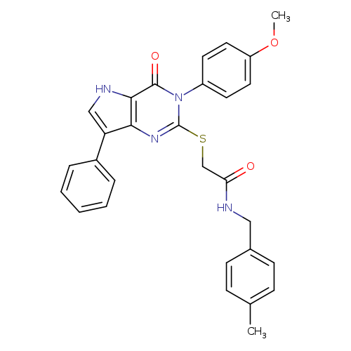 2-{[3-(4-methoxyphenyl)-4-oxo-7-phenyl-3H,4H,5H-pyrrolo[3,2-d]pyrimidin-2-yl]sulfanyl}-N-[(4-methylphenyl)methyl]acetamide