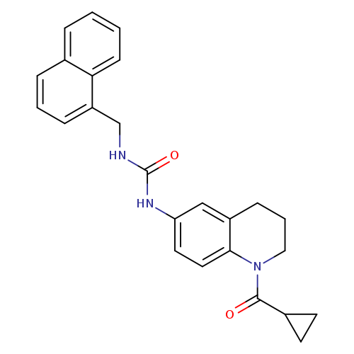 3-(1-cyclopropanecarbonyl-1,2,3,4-tetrahydroquinolin-6-yl)-1-[(naphthalen-1-yl)methyl]urea