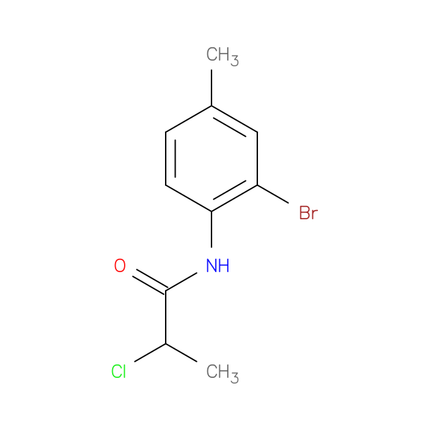 N-(2-bromo-4-methylphenyl)-2-chloropropanamide
