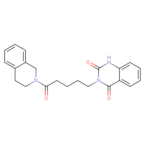 3-[5-oxo-5-(1,2,3,4-tetrahydroisoquinolin-2-yl)pentyl]-1,2,3,4-tetrahydroquinazoline-2,4-dione