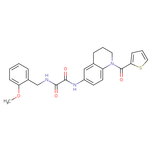N'-[(2-methoxyphenyl)methyl]-N-[1-(thiophene-2-carbonyl)-1,2,3,4-tetrahydroquinolin-6-yl]ethanediamide