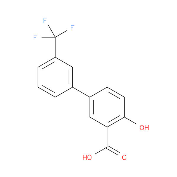 4-Hydroxy-3'-(trifluoromethyl)-[1,1'-biphenyl]-3-carboxylic acid