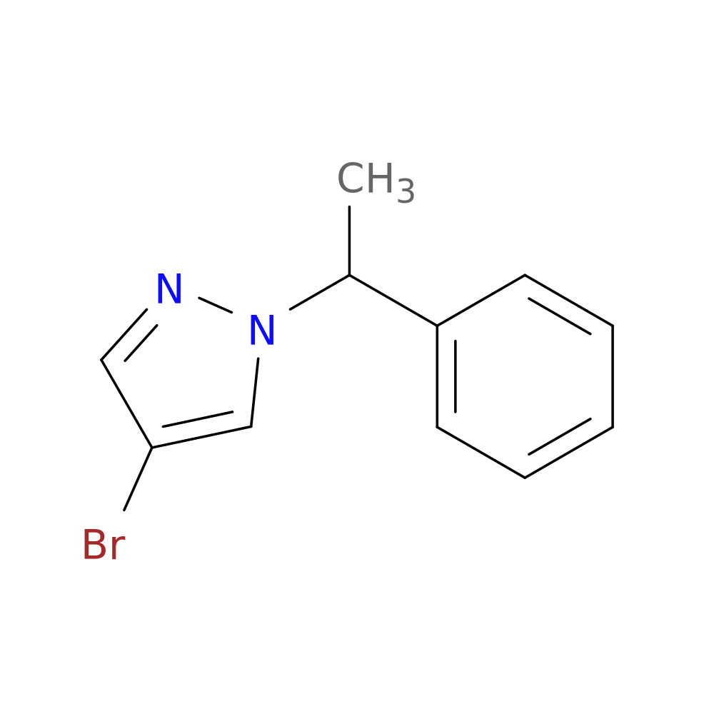 4-bromo-1-(1-phenylethyl)-1H-pyrazole