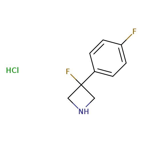3-fluoro-3-(4-fluorophenyl)azetidinehydrochloride