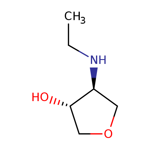 (3R,4S)-4-(Ethylamino)tetrahydrofuran-3-ol