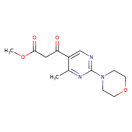 Methyl 3-(4-methyl-2-morpholin-4-ylpyrimidin-5-yl)-3-oxopropanoate