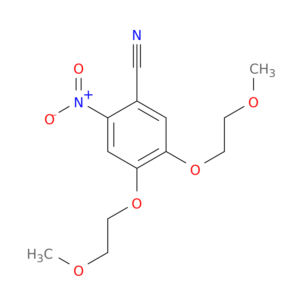 4,5-Bis(2-methoxyethoxy)-2-nitrobenzonitrile