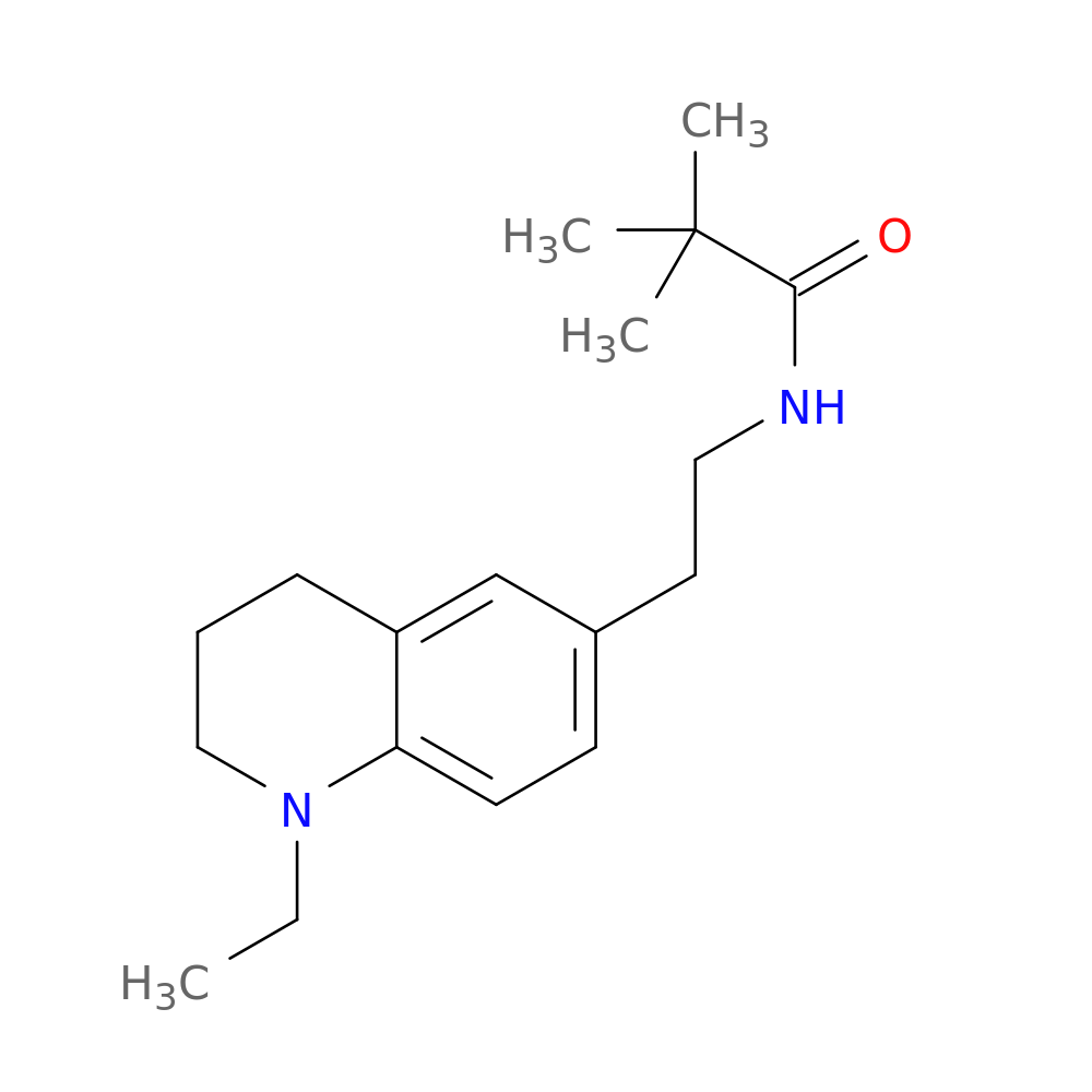 N-[2-(1-ethyl-1,2,3,4-tetrahydroquinolin-6-yl)ethyl]-2,2-dimethylpropanamide