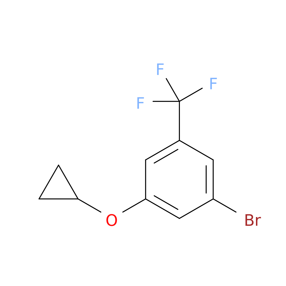 1-Bromo-3-cyclopropoxy-5-(trifluoromethyl)benzene