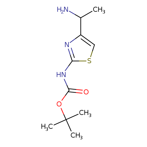 tert-butylN-[4-(1-aminoethyl)-1,3-thiazol-2-yl]carbamate