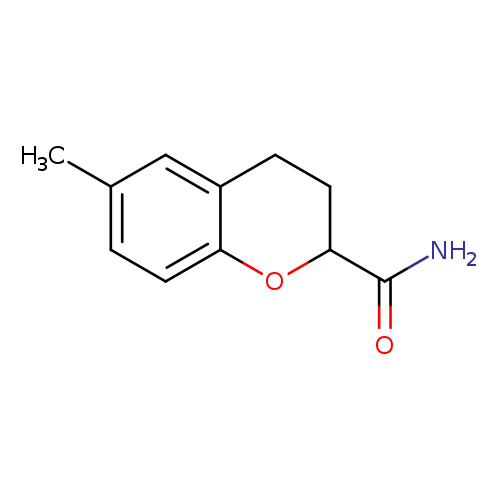 6-methyl-3,4-dihydro-2H-1-benzopyran-2-carboxamide