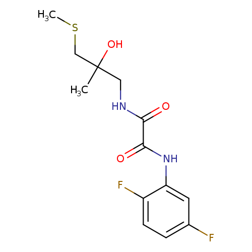 N'-(2,5-difluorophenyl)-N-[2-hydroxy-2-methyl-3-(methylsulfanyl)propyl]ethanediamide