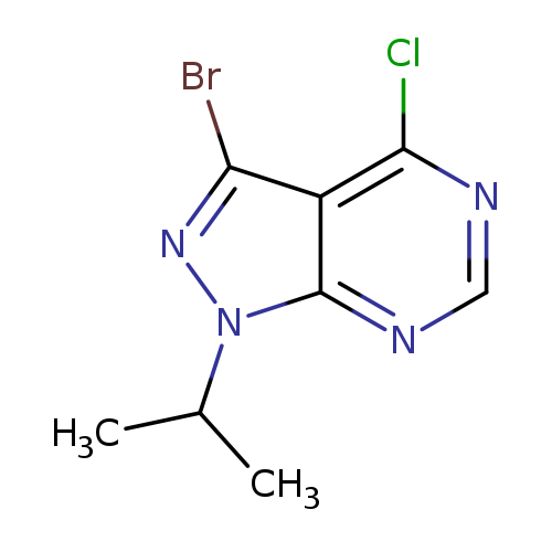 3-bromo-4-chloro-1-(propan-2-yl)-1H-pyrazolo[3,4-d]pyrimidine