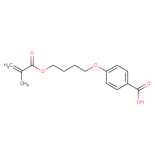Benzoic acid, 4-[4-[(2-methyl-1-oxo-2-propenyl)oxy]butoxy]-
