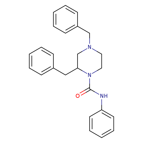2,4-dibenzyl-N-phenylpiperazine-1-carboxamide