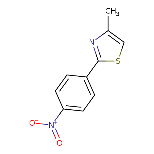 4-methyl-2-(4-nitrophenyl)-1,3-thiazole
