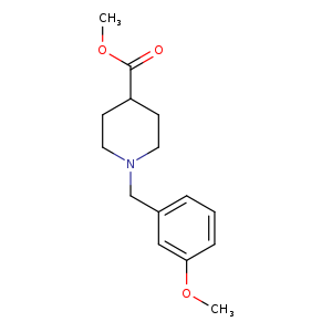 methyl 1-[(3-methoxyphenyl)methyl]piperidine-4-carboxylate