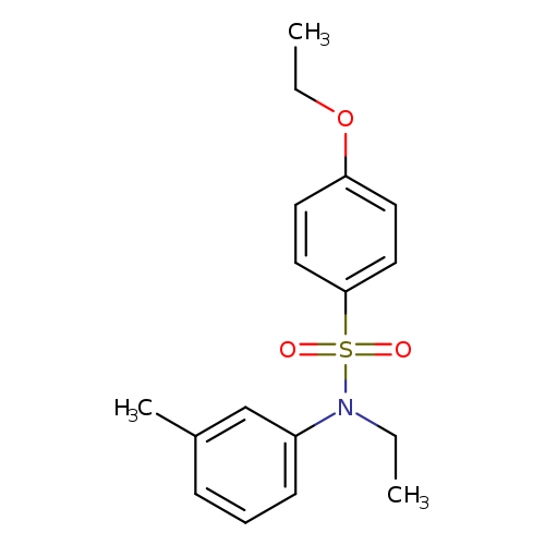 4-ethoxy-N-ethyl-N-(3-methylphenyl)benzenesulfonamide