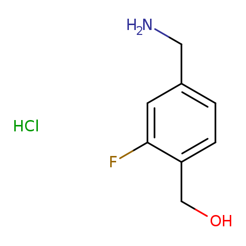 [4-(aminomethyl)-2-fluorophenyl]methanol hydrochloride