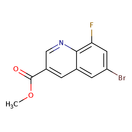 methyl 6-bromo-8-fluoro-quinoline-3-carboxylate