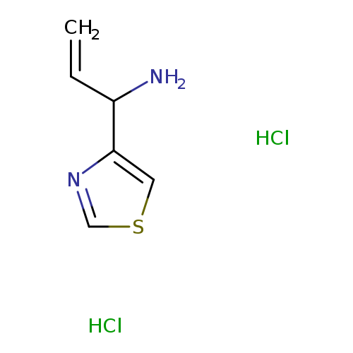 1-(1,3-Thiazol-4-yl)prop-2-en-1-amine dihydrochloride