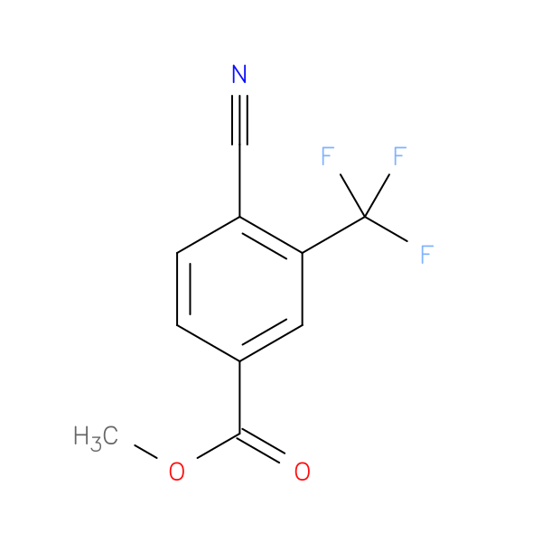 Benzoic acid, 4-cyano-3-(trifluoromethyl)-, methyl ester