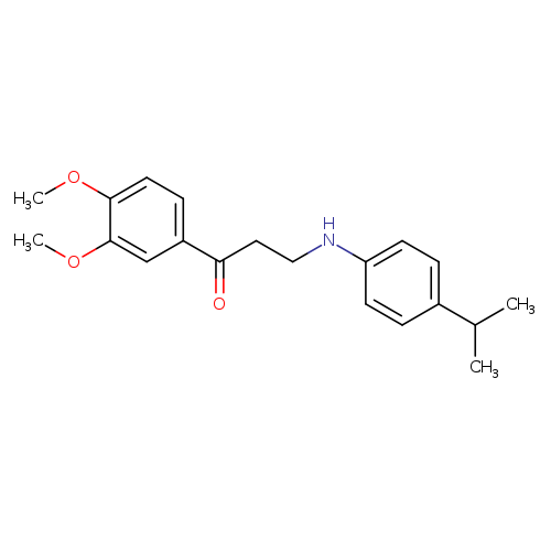 1-(3,4-dimethoxyphenyl)-3-{[4-(propan-2-yl)phenyl]amino}propan-1-one