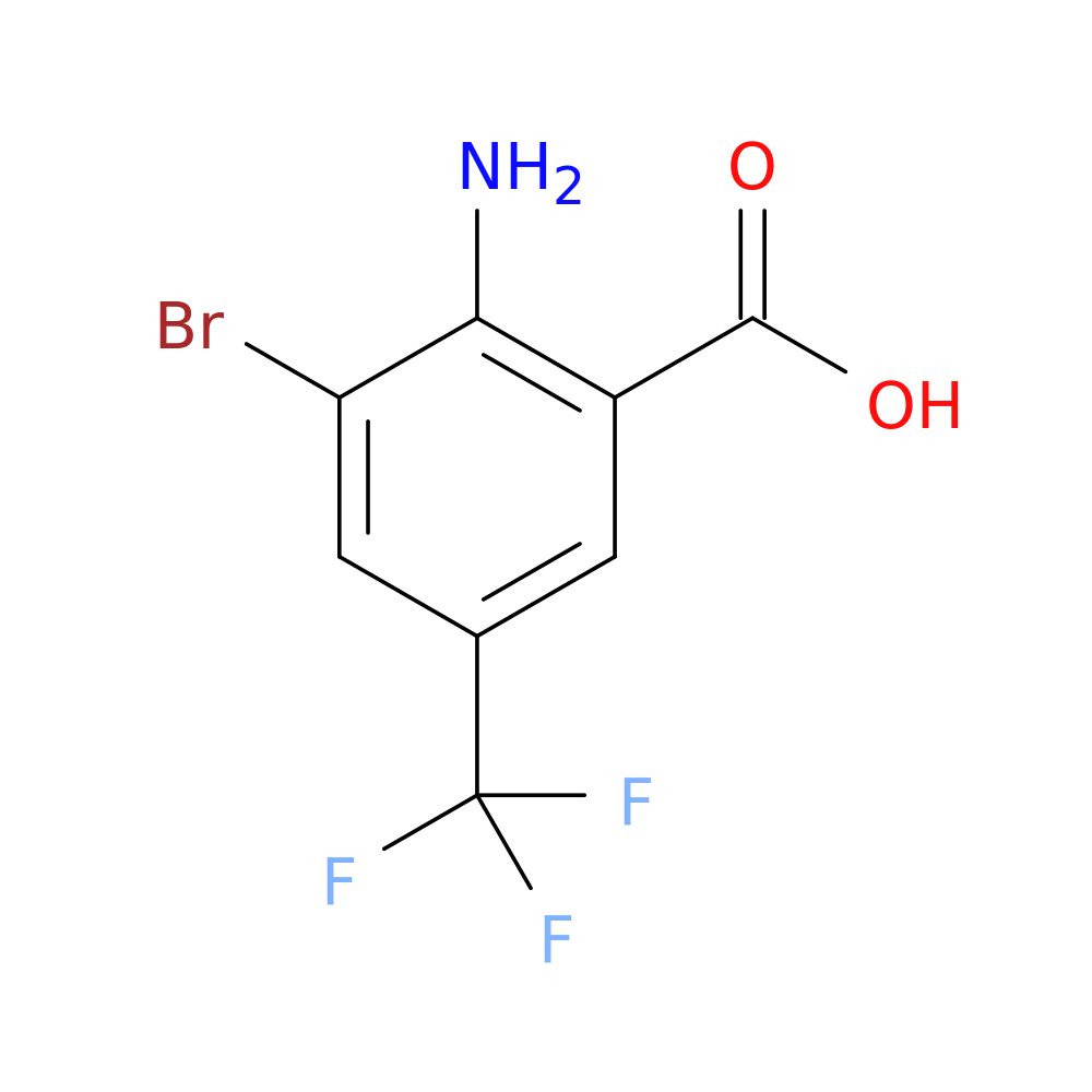 2-Amino-3-bromo-5-(trifluoromethyl)benzoic acid