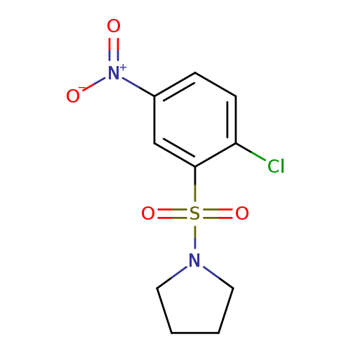 1-(2-chloro-5-nitrobenzenesulfonyl)pyrrolidine