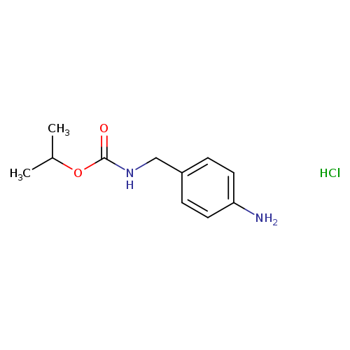 propan-2-yl N-[(4-aminophenyl)methyl]carbamate hydrochloride