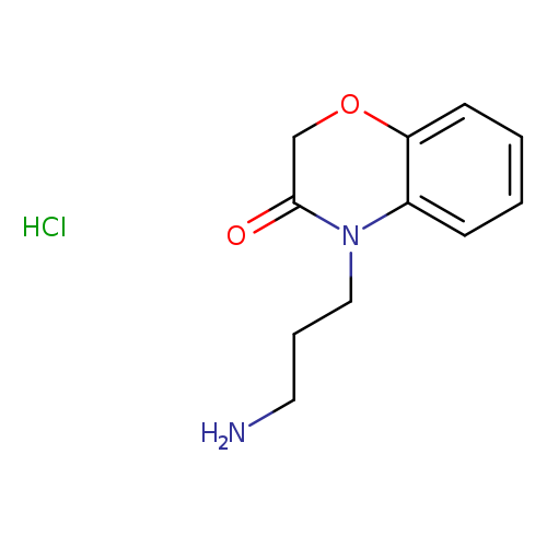 4-(3-Aminopropyl)-3,4-dihydro-2h-1,4-benzoxazin-3-one hydrochloride
