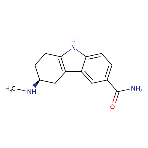 1H-Carbazole-6-carboxamide, 2,3,4,9-tetrahydro-3-(methylamino)-, (3S)-