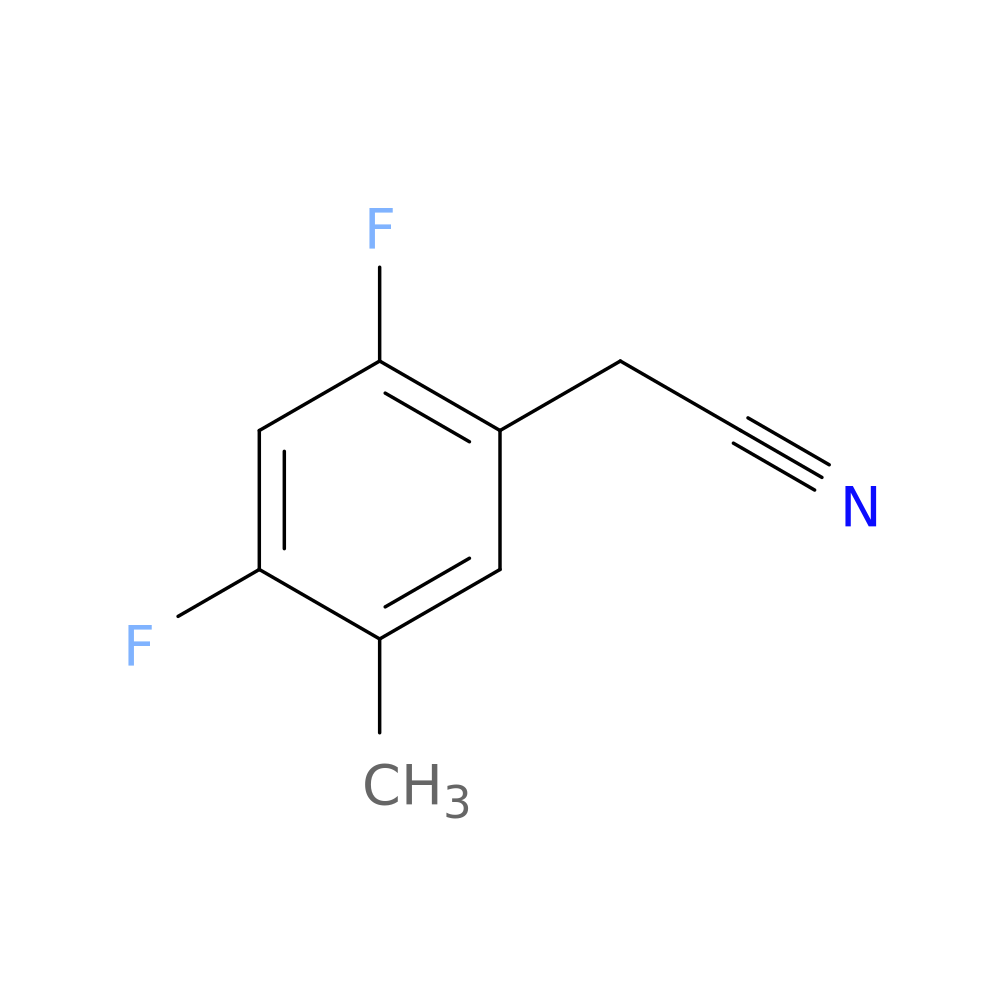 2-(2,4-difluoro-5-methylphenyl)acetonitrile