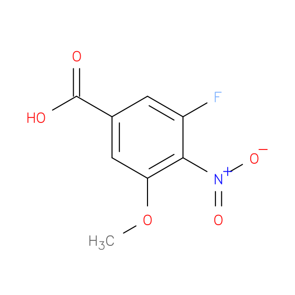 3-Fluoro-5-methoxy-4-nitrobenzoic acid