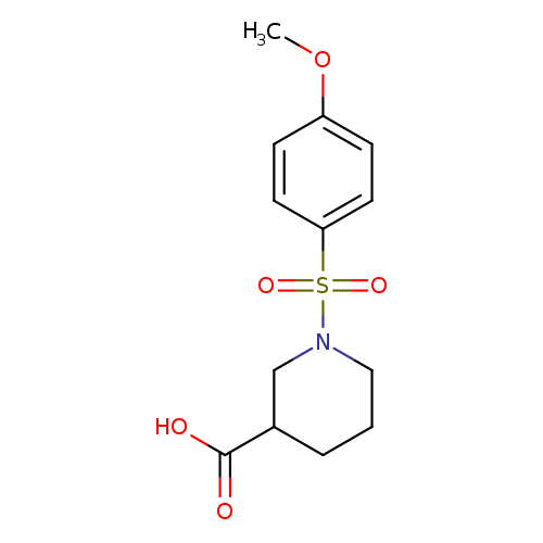 1-[(4-Methoxyphenyl)sulfonyl]piperidine-3-carboxylic acid