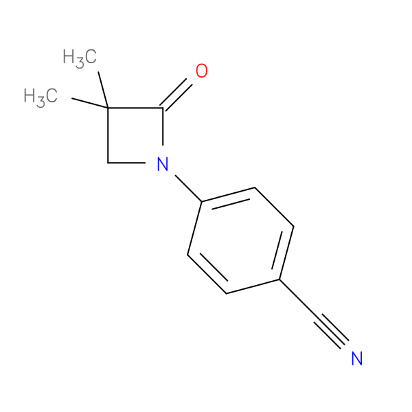 4-(3,3-Dimethyl-2-oxoazetidin-1-yl)benzonitrile