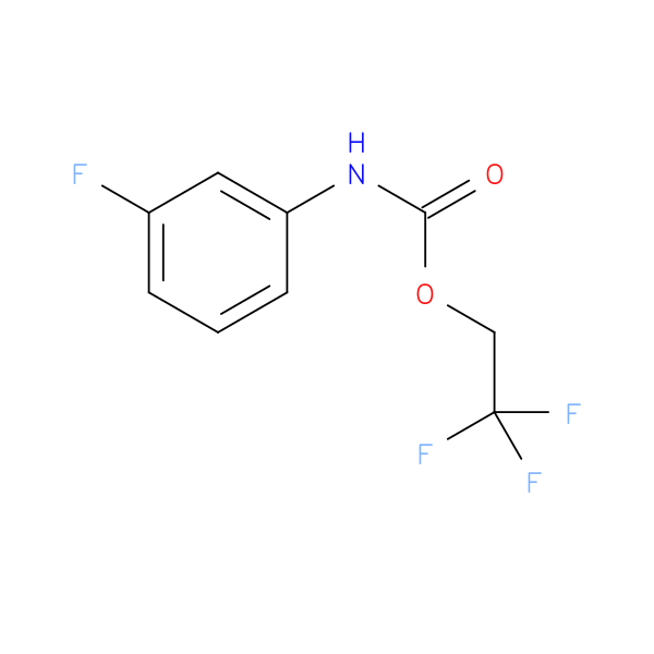 2,2,2-Trifluoroethyl n-(3-fluorophenyl)carbamate
