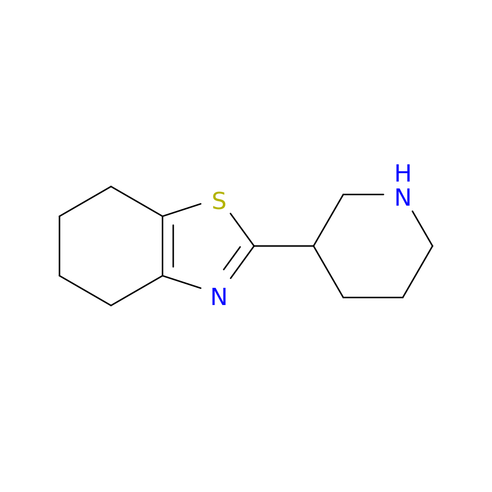2-(piperidin-3-yl)-4,5,6,7-tetrahydro-1,3-benzothiazole