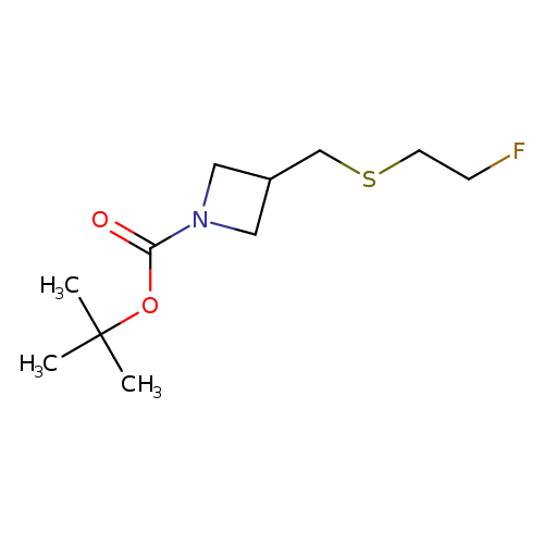 tert-butyl 3-{[(2-fluoroethyl)sulfanyl]methyl}azetidine-1-carboxylate