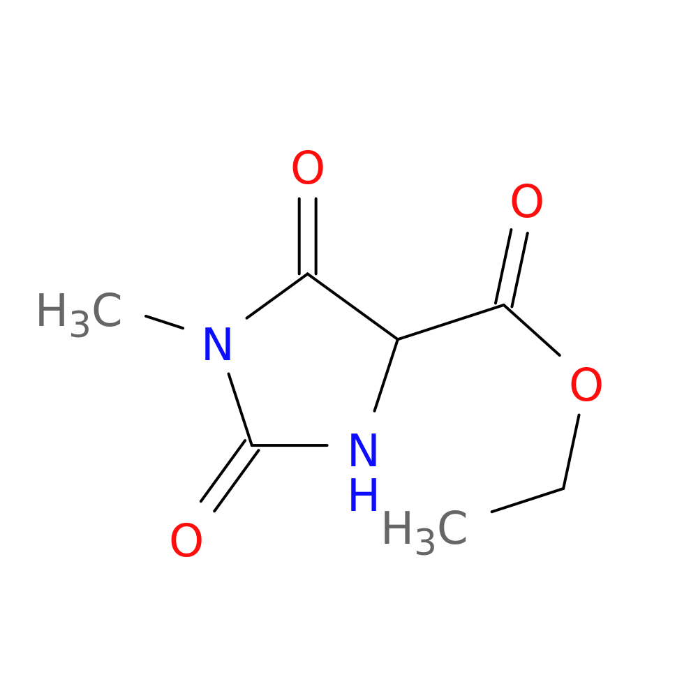 Ethyl 1-methyl-2,5-dioxoimidazolidine-4-carboxylate