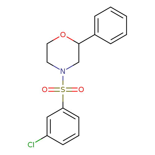 4-(3-chlorobenzenesulfonyl)-2-phenylmorpholine