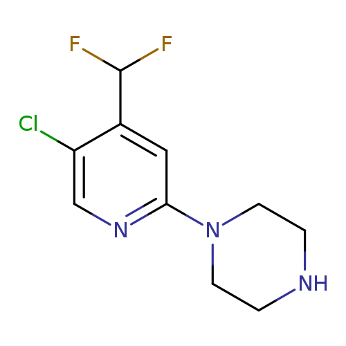 1-(5-Chloro-4-(difluoromethyl)pyridin-2-yl)piperazine