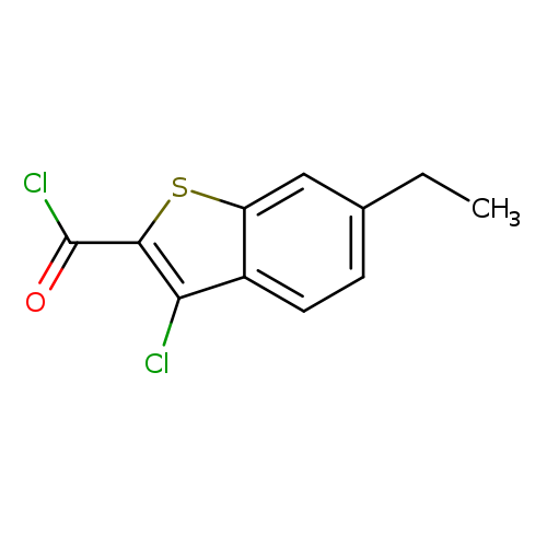 3-Chloro-6-ethyl-1-benzothiophene-2-carbonyl chloride