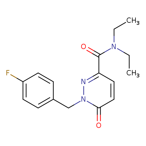 N,N-diethyl-1-[(4-fluorophenyl)methyl]-6-oxo-1,6-dihydropyridazine-3-carboxamide