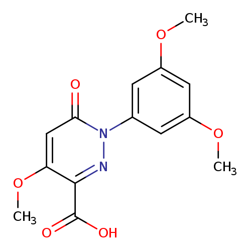 1-(3,5-Dimethoxyphenyl)-4-methoxy-6-oxo-1,6-dihydropyridazine-3-carboxylic acid