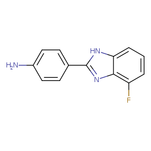 4-(4-fluoro-1H-1,3-benzodiazol-2-yl)aniline