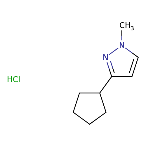 3-cyclopentyl-1-methyl-1h-pyrazole hydrochloride